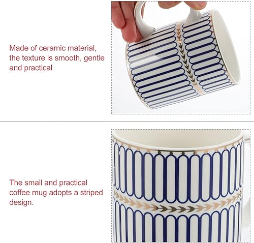 Miniatura 6 de BRIGHTFUFU Taza de agua para parejas, taza de cerámica, tazas de cerámica, tazas de té pequeñas, taza de desayuno, cerámica, tazas pequeñas, tazas