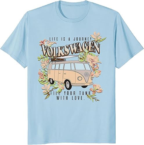 Miniatura 3 de Volkswagen Bus Life is A Journey Fill Your Tank with Love - Camiseta de manga corta para hombre y mujer