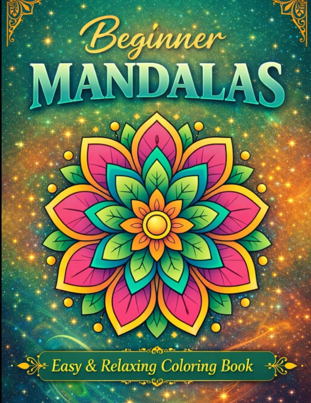 Beginner Mandalas: Easy & Relaxing Coloring Book