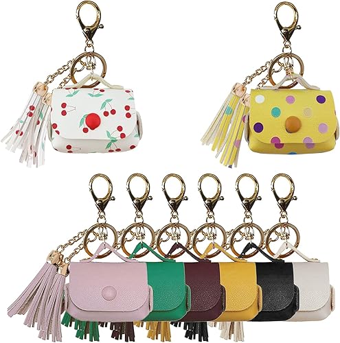 Miniatura 7 de MODOS LOGICOS Funda de carga para Apple AirPods Pro, funda de cuero PU con borlas - Amarillo