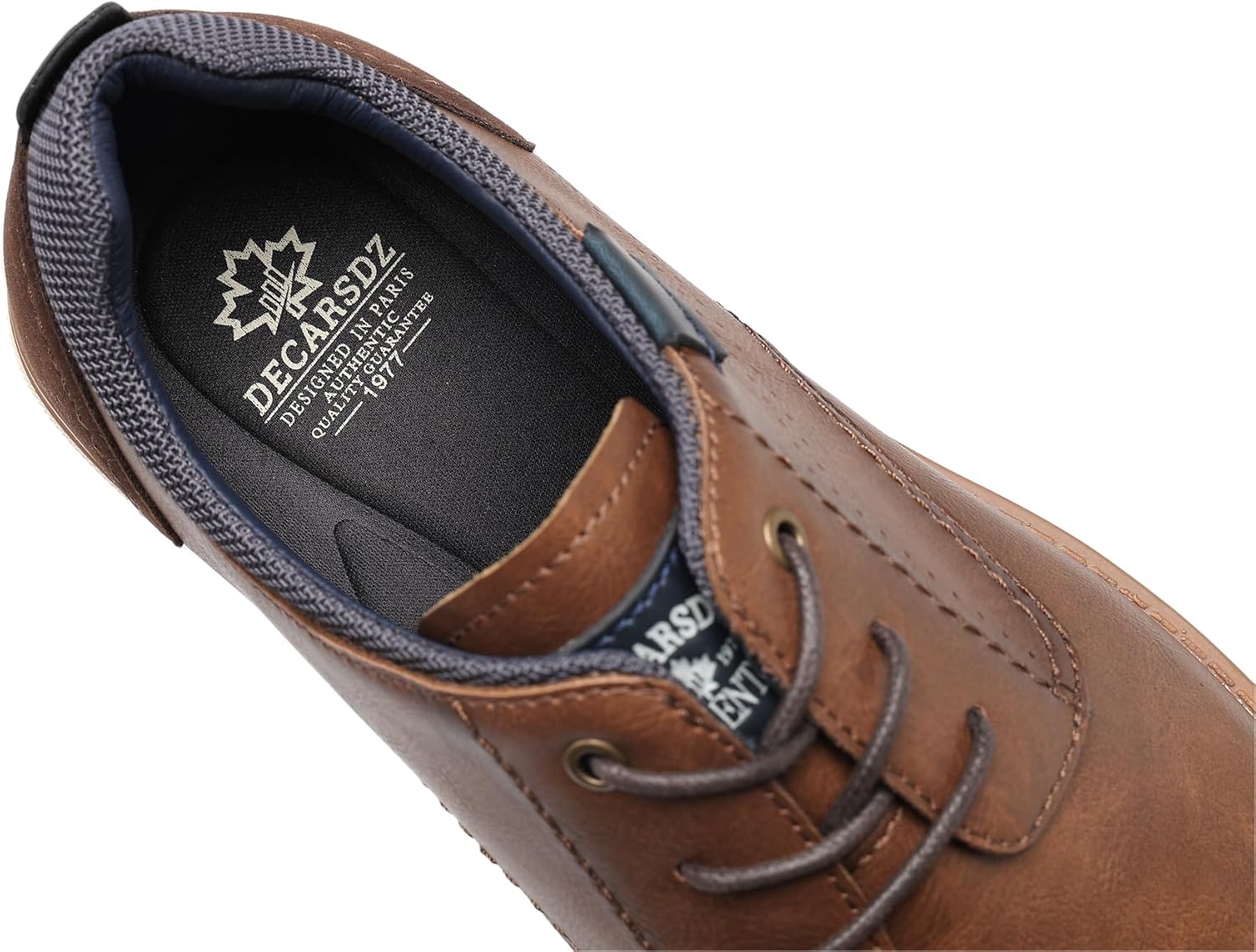 DECARSDZ Mens Casual Dress Shoes Oxford Shoes Business Formal Derby Men's Sneakers Walking Shoe A073