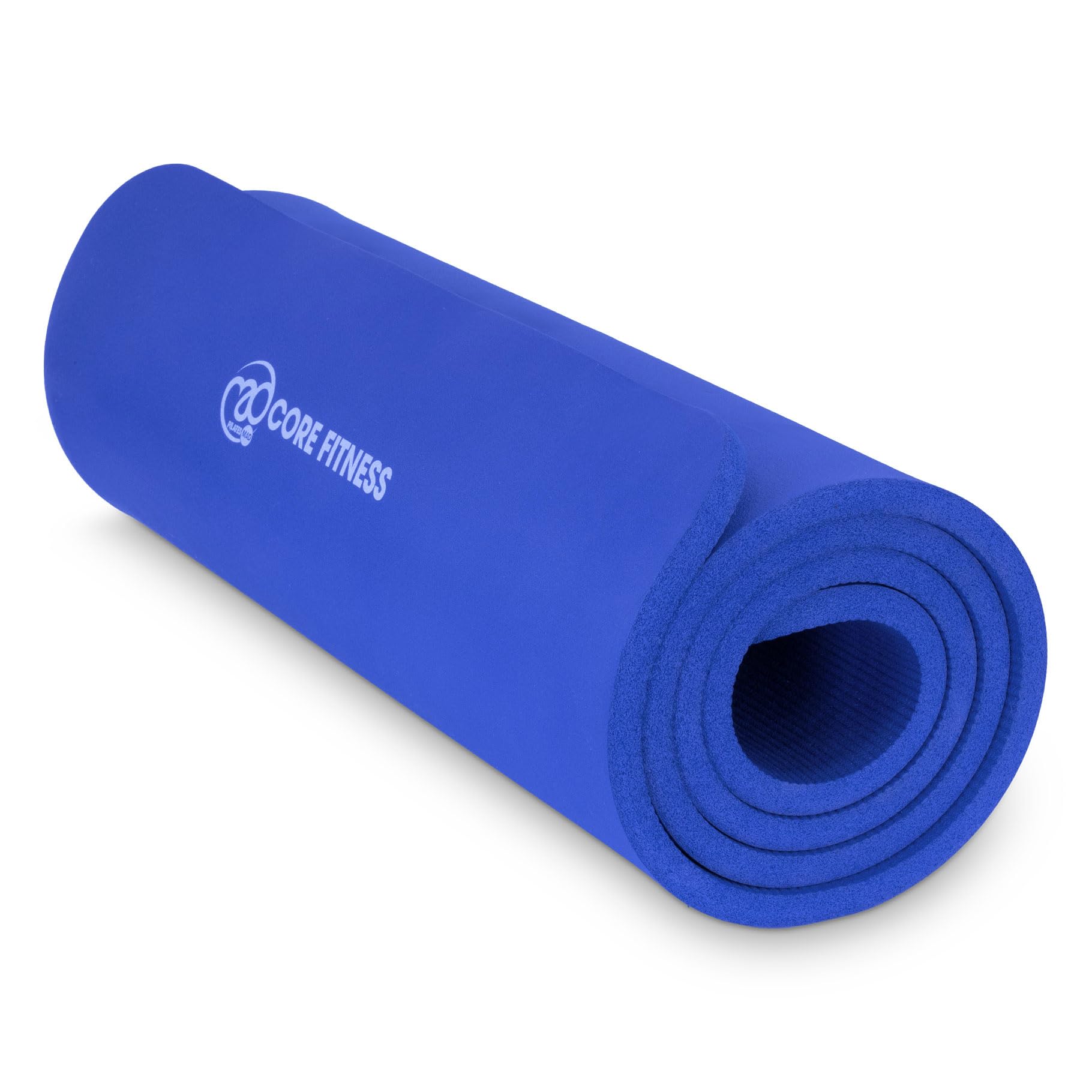 Fitness-Mad Core Fitness Mat | Lightweight & Comfortable NBR Exercise & Pilates Mat | Non-Absorbent Easy to Clean | 10 / 15mm Thick with Optional Eyelets to Wall Hang — image 1
