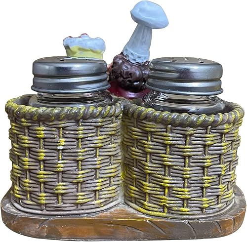 Miniatura 2 de Juego de salero y pimentero de calidad prémium, para decorar tartas de chef francés, para cafeterías, casas de carne, restaurantes de hamburguesas,