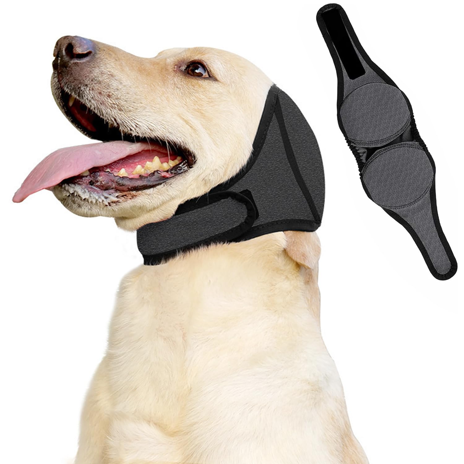 2026 New Dog Ear Protectors, Dogs Ears Cover, Adjustable Dogs Ears Muffs Noise Protection & Anxiety Relief, Comfortable Dog's Calming Hoodie for Grooming, Swimming, Thunderstorms,Firework