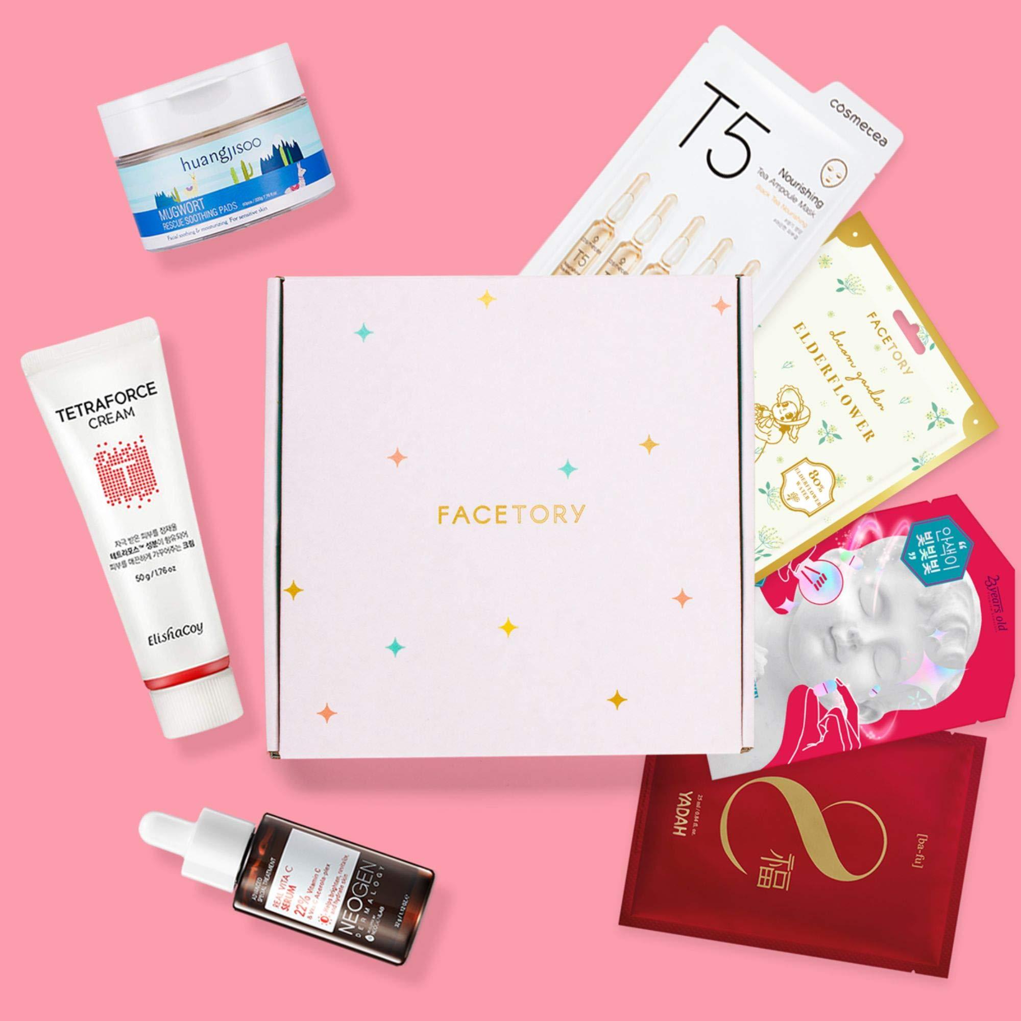 FaceTory Handpicked Korean Sheet Masks Subscription Box KGlow Box