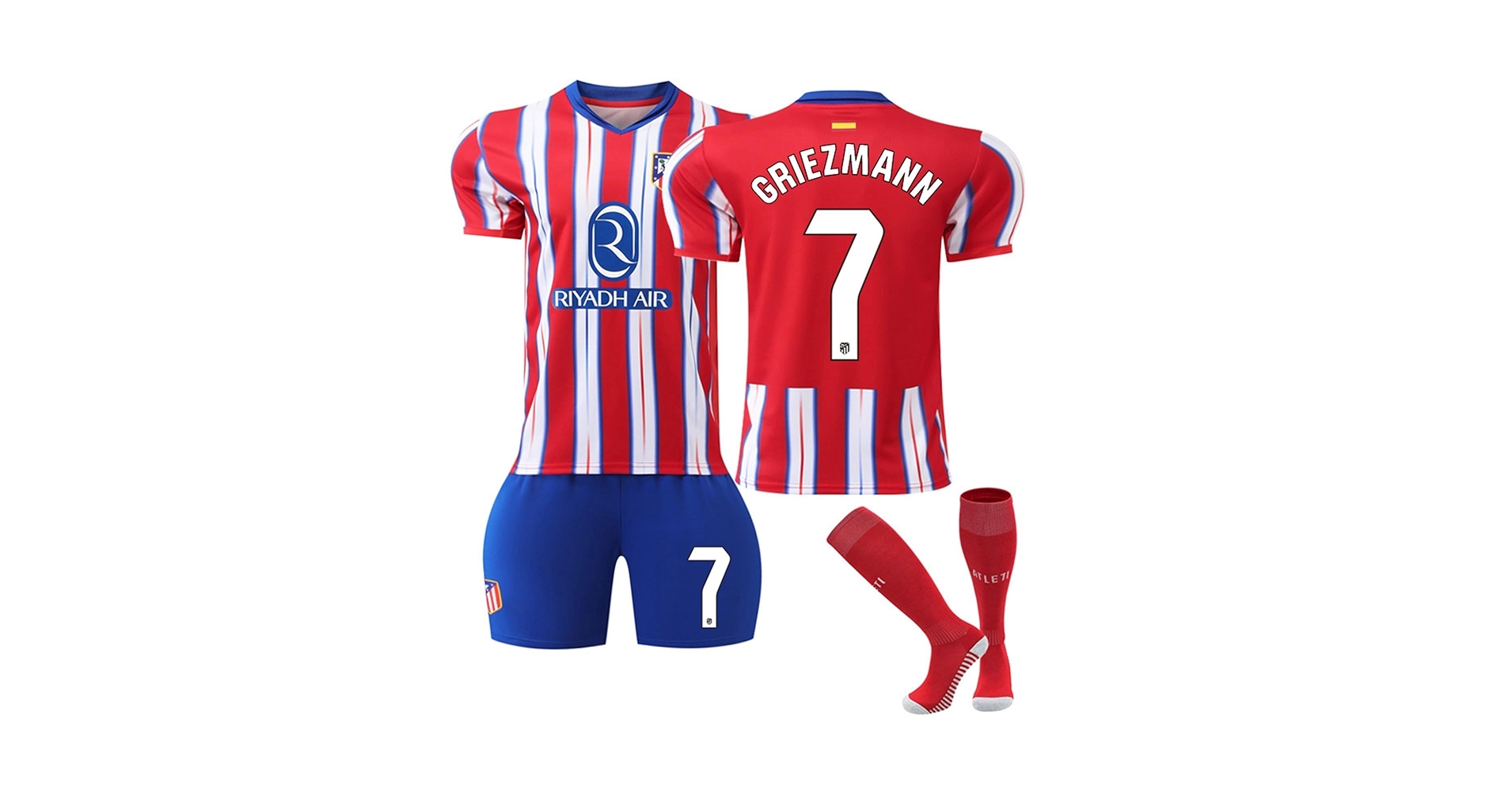 15-16 アトレティコマドリード ホームユニフォーム #7 グリーズマン L Amazon.co.jp: グリーズマン ユニフォーム Griezmann 背番号7 24