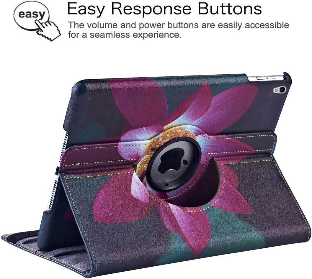 Hsxfl Rotating Case for iPad Air 3 Case 2019(3rd Gen)/iPad Pro 10.5 2017 Case- 360 Degree Rotating Adjustable Multiple Stand Smart Cover Case with Auto Sleep Wake for Apple iPad 10.5" 2019