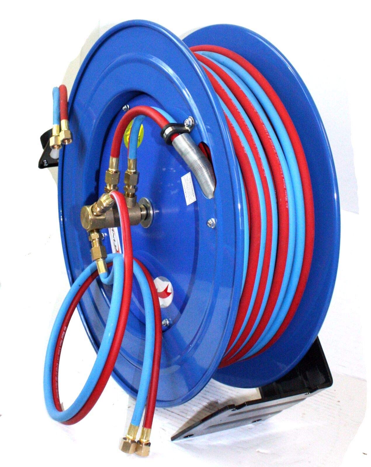 100 Ft Oxygen Acetylene Welding Welder Retractable Dual Hose