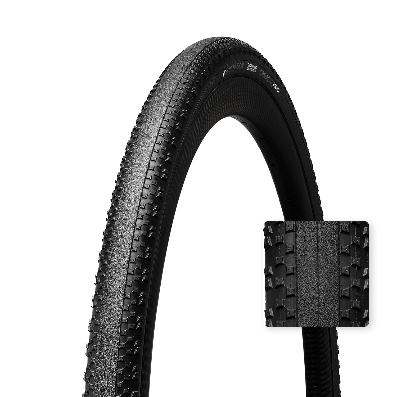 Hutchinson – Caracal Allroad – Dry Terrain Gravel Tyre – Folding Bead – Tubeless Ready – 700 x 35c – Black