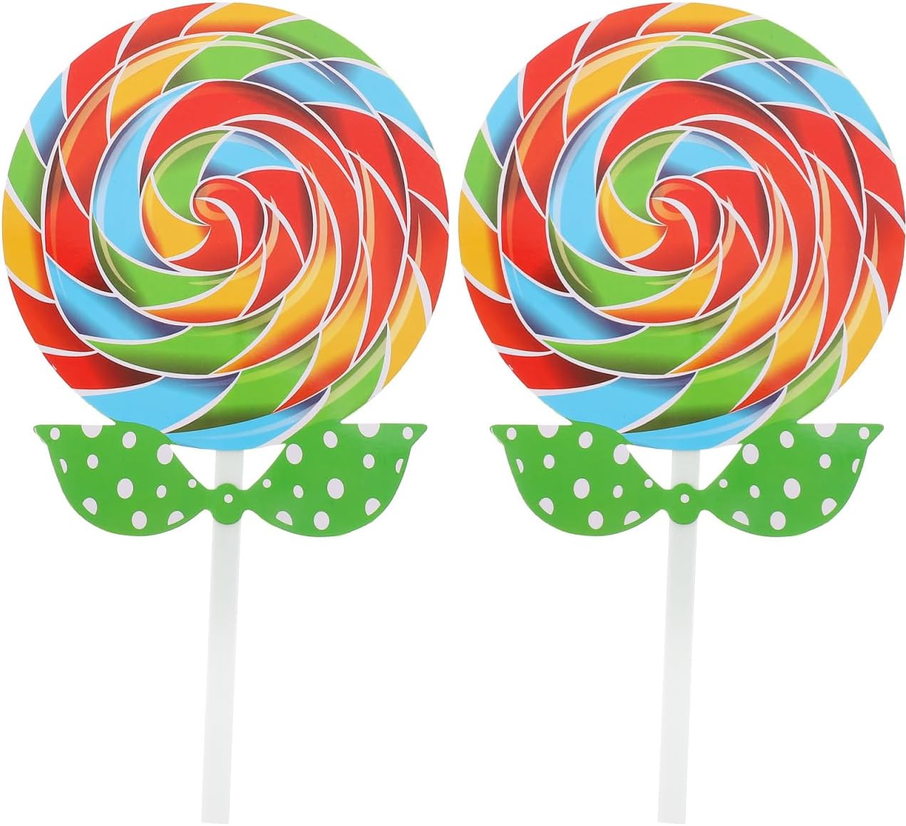 PRETYZOOM 2 Pcs Lollipop Prop Large Lollipop Decoration Giant Fake Candy