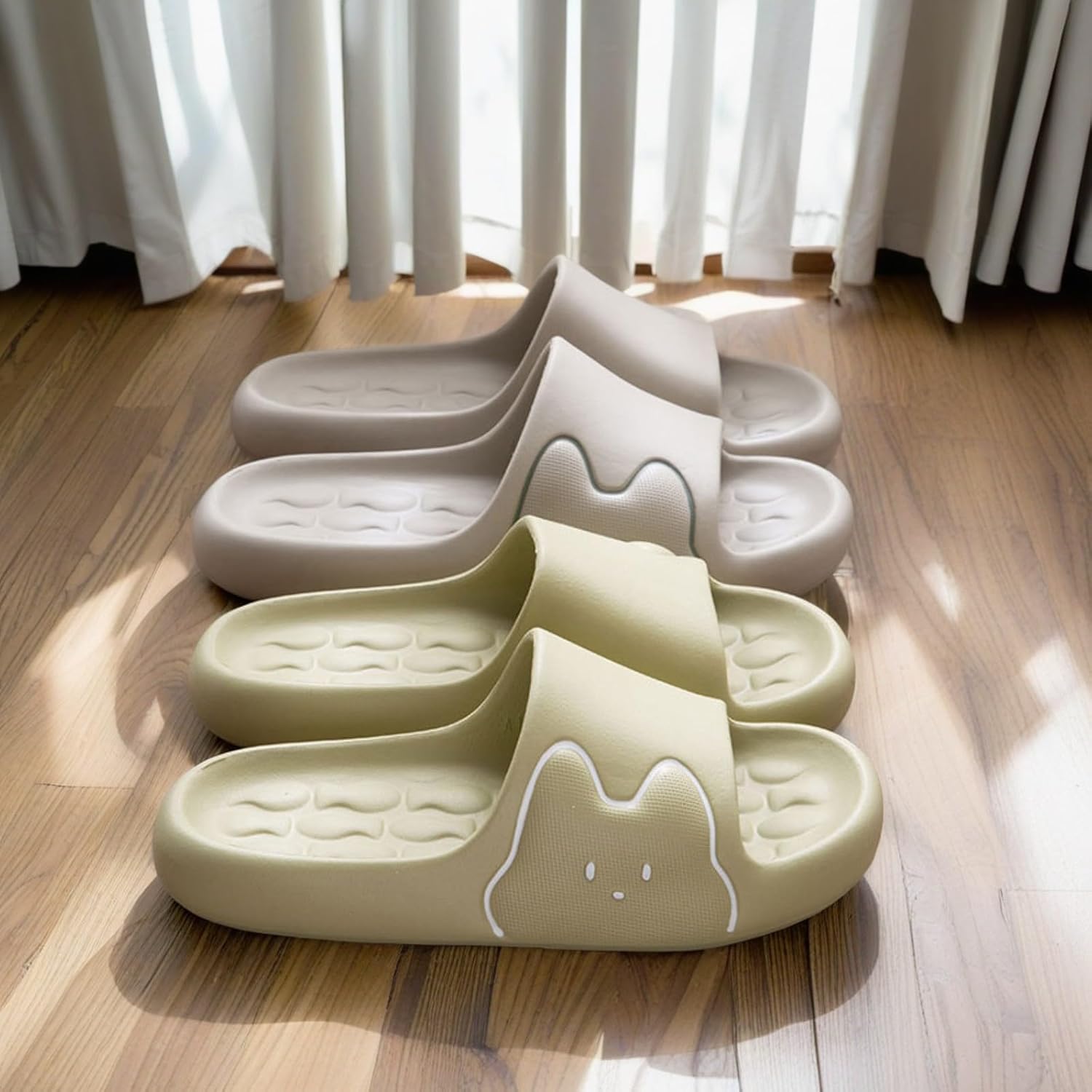 Cute Cat EVA Sandals for Platform Bedroom Shower Shoes Soft Open Toe Anti-slip Indoor Outdoor Mute Slippers - Image 5