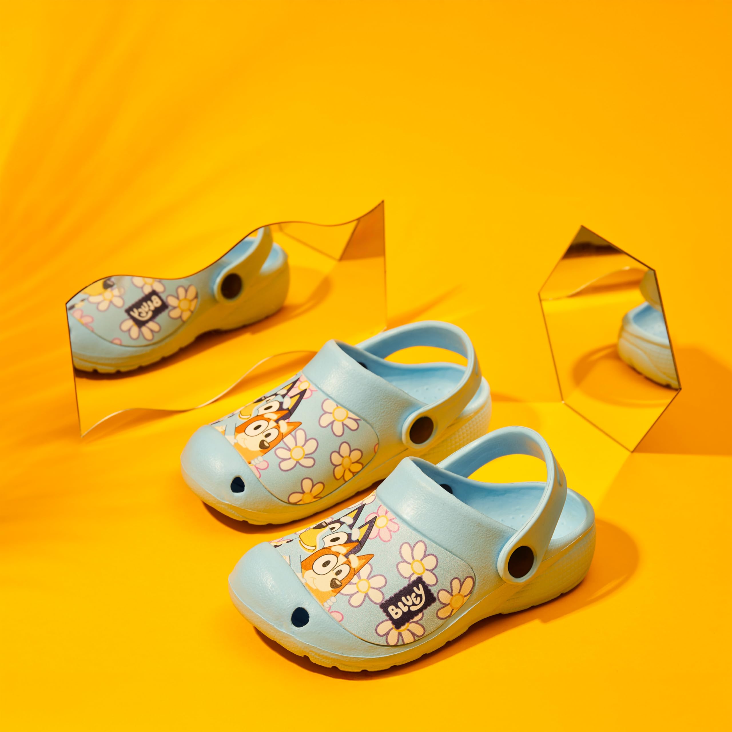 Bluey Zuecos Clogs Sandalias Niño Verano con Correa Trasera para Casa Playa Piscina