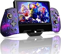 Vista 12 de NexiGo Hall Effect Gripcon (No Drift, No Deadzone) with Hall Sensing Joystick for Nintendo Switch/Switch OLED, Ergonomic Handheld Mode, 6-Axis Gyro