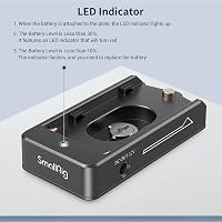 SMALLRIG NP-F Akkumulátor Adapter Plate Lite Sony A7 A9 BMPCC GH5 Z6 Z7 4