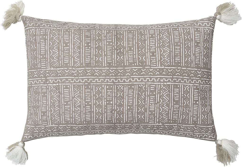 carol & frank Cyrus Dune Pillow Printed Decor Decoration Throw Pillow 14" x 22" for Couch Chair Living Room Bedroom 14" x 22" Brown