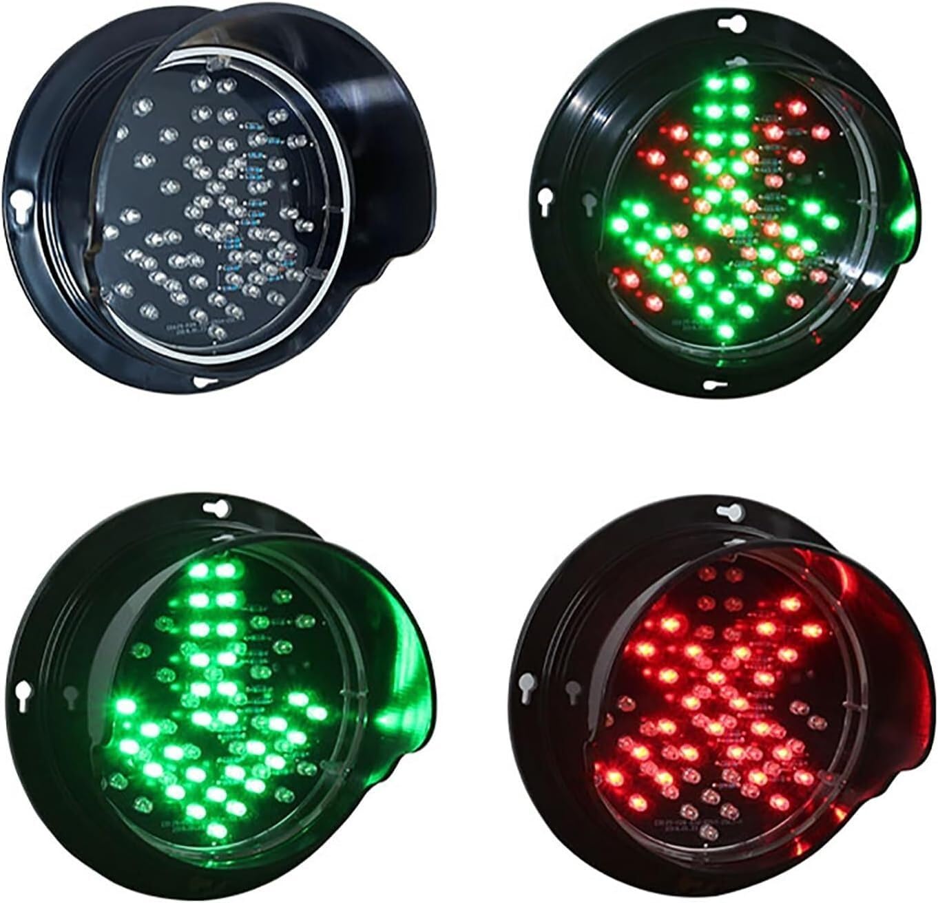 LED Traffic Stop Light, Industrial Indicator LED Light, 1 Light X/Arrow Dock Bay Indicator Warning Light(Common Negative Pole,220V)