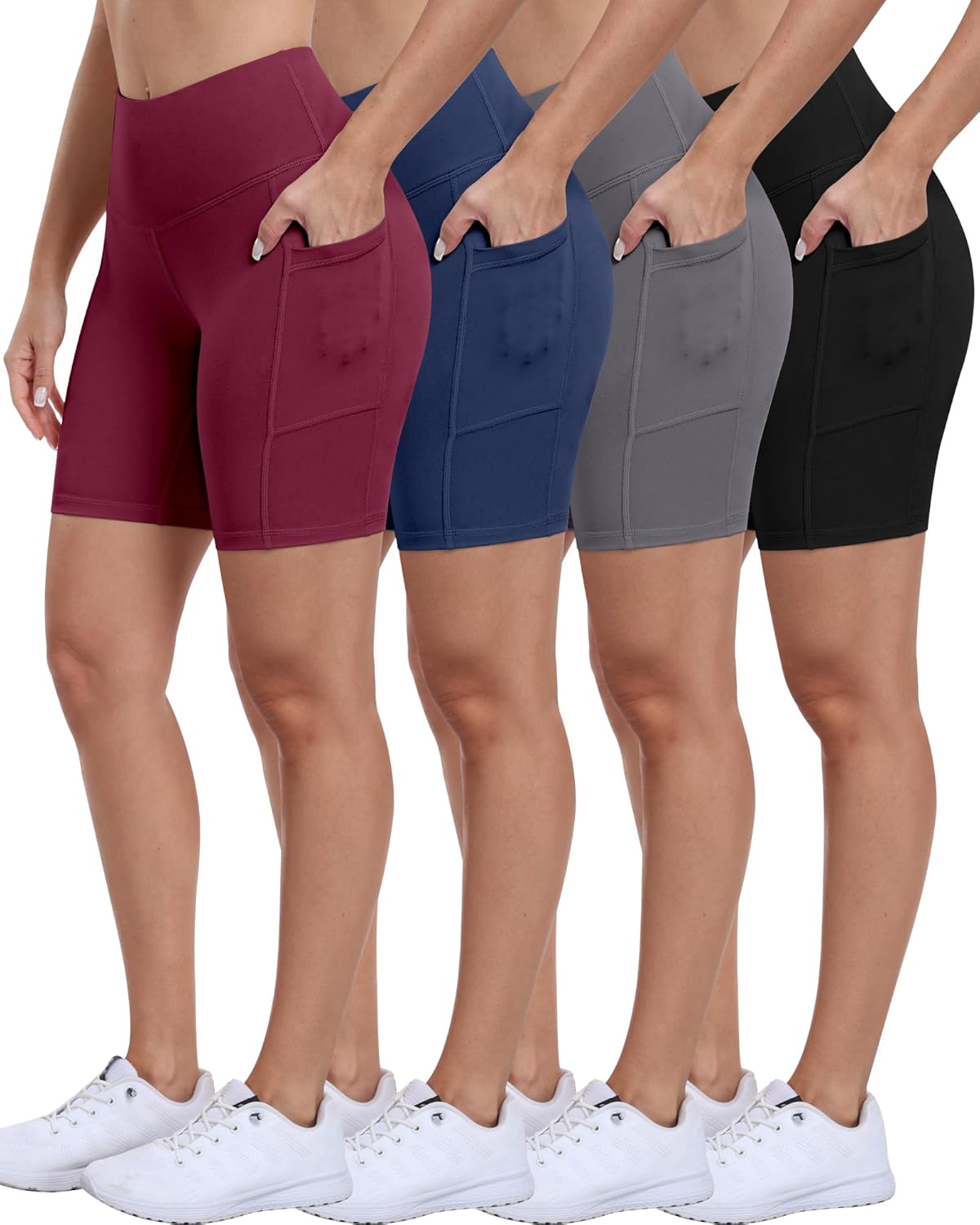 ATHVOTAR Biker Shorts Women with Pockets – 3″/5″/8″ High Waisted Workout Spandex Tummy Control Gym Running Yoga Shorts ATHVOTAR Biker Shorts Women with Pockets – 3″/5″/8″ High Waisted Workout Spandex Tummy Control Gym Running Yoga Shorts