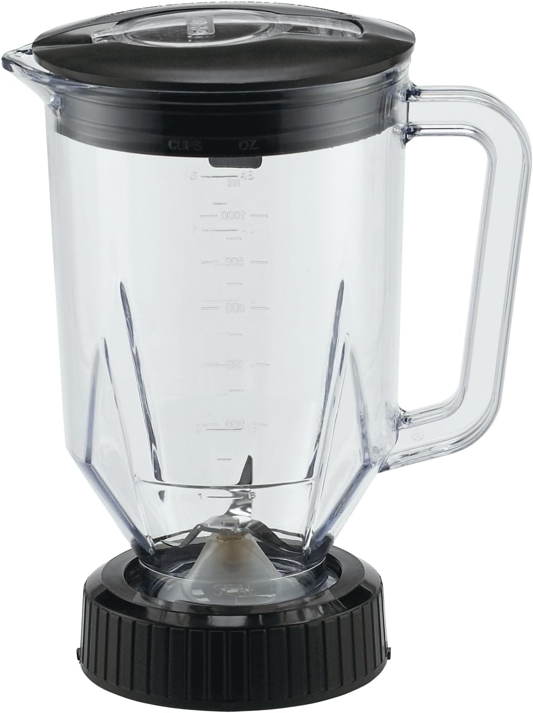 Waring Commercial CAC29 Complete Copolyester Container with Blade and Lid, 48-Ounce,Black