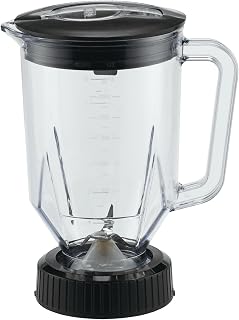 Waring Commercial CAC29 Complete Copolyester Container with Blade and Lid, 48-Ounce,Black