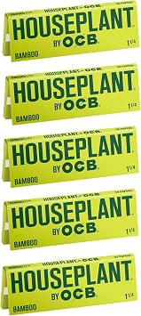 Houseplant by OCB Bamboo 1 1/4 Rolling Papers 5 Booklets
