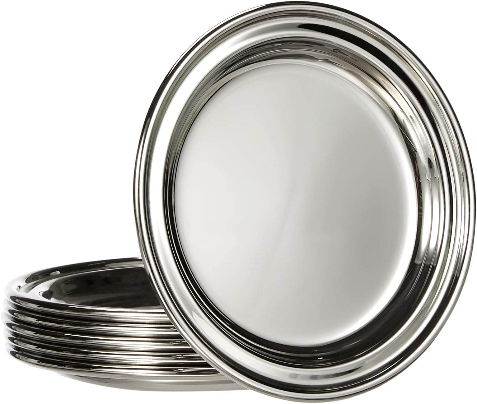 Grunwerg CS-919 Coasters, Stainless Steel, 10.3 cm, Silver, 10.3CM