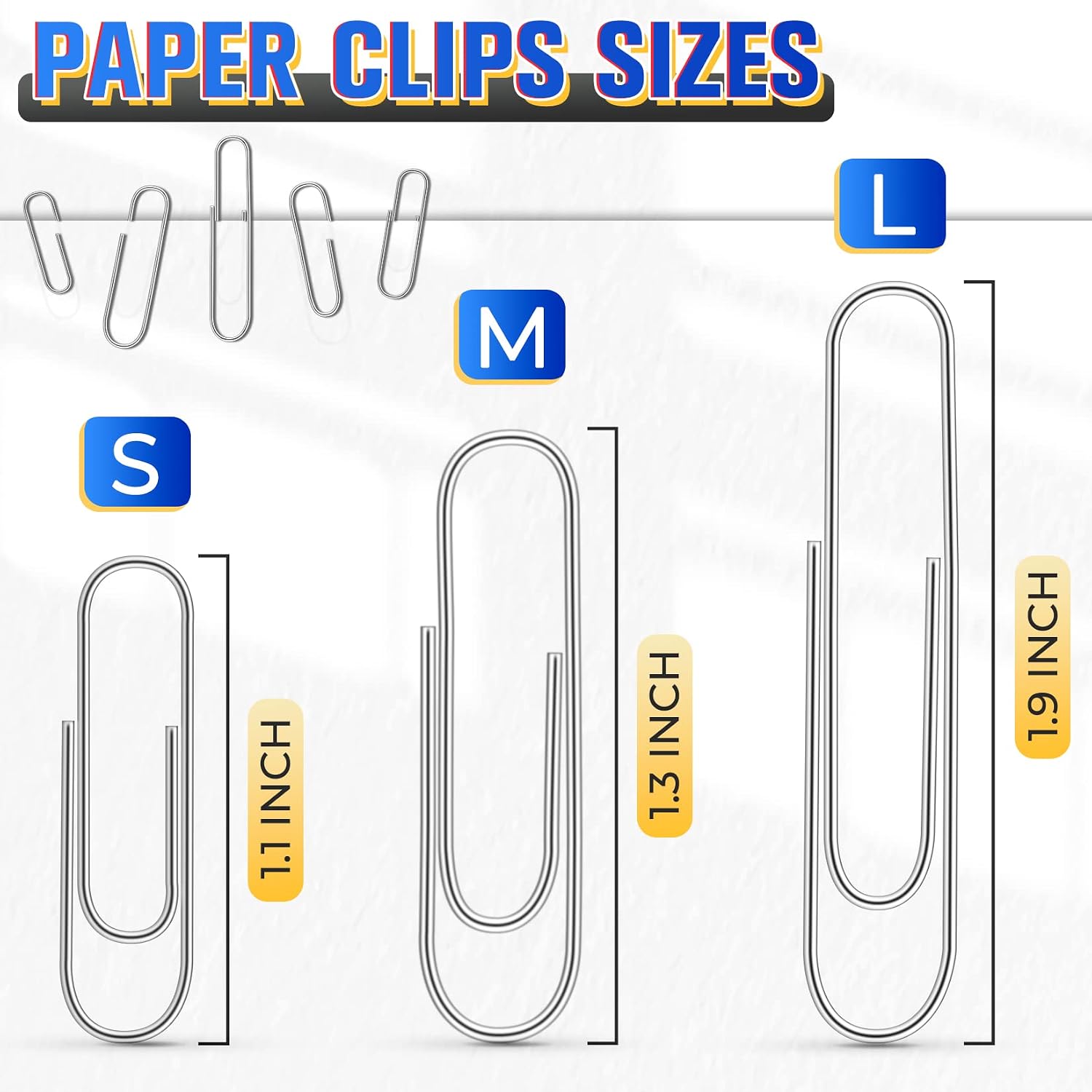 DIYSELF Paper Clips, 200 Pcs Small Paper Clips, Paperclip for Documents and Papers, Durable and Rust-Resistant Paperclips for Office, Paper Clips Small, Mini Paper Clips, 1.1-inch Paperclips Office