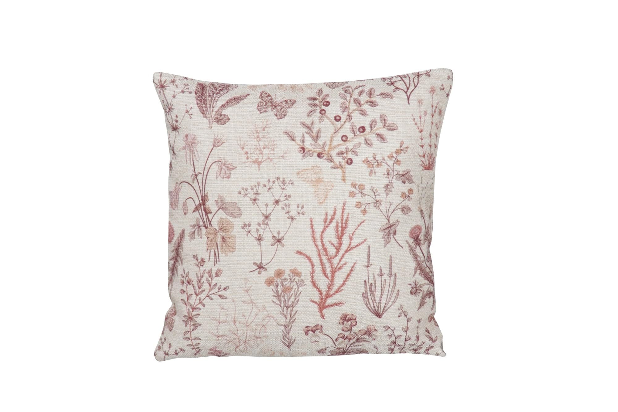 Coussin automne rose 45x45 cm pour créer une atmosphère élégante chez soi