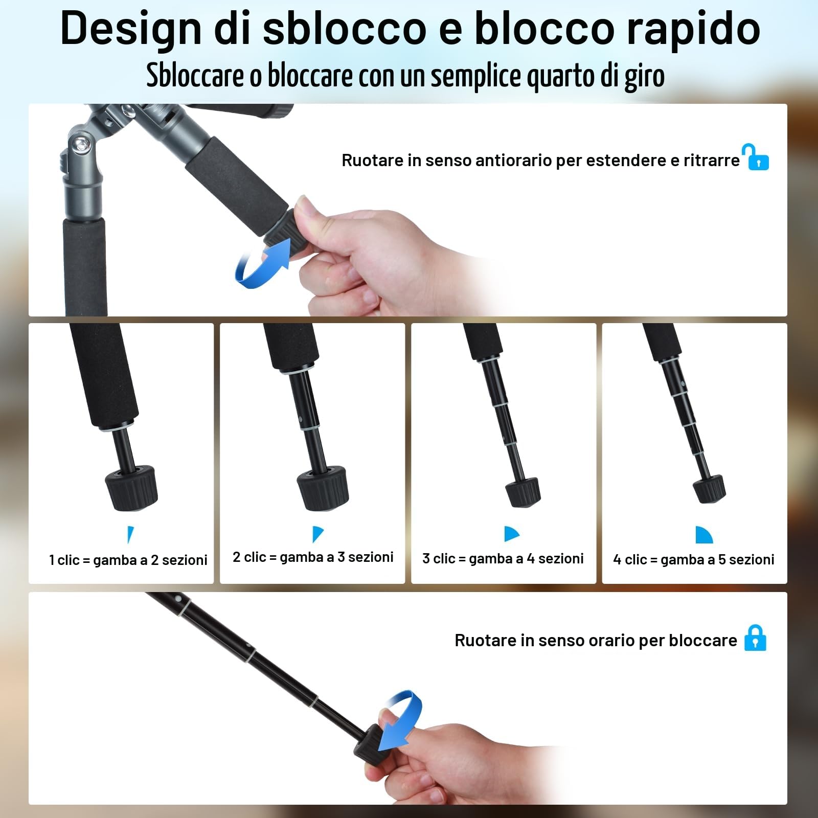 SIRUI Mini Treppiede da Tavolo Compatto, 50,8 cm Treppiede Portatile Piccolo in Alluminio con Testa Sfera a 360° e Supporto per Telefono per DSLR, Fotocamera, Telefono, Carico Fino a 10kg, AM-TT50