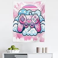 Vista 180 de Ambesonne Tapiz de palmera, impresión de imagen de atardecer tropical, estilo vintage, playa de verano, para colgar en la pared para dormitorio