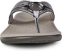 Vista 38 de Sandalias Vionic Tide Aloe, con tira para dedos, con diamantes de imitación, con soporte de arco ortopédico oculto, para mujer Moca