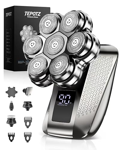 Head Shavers for Bald Men, 5-in-1 Detachable Head Shaver, Grooming