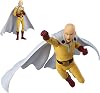 One Punch Man Saitama Figure, Anime Cartoon Characters Statue, Movable Design PVC Clay Changeable Face Movable Figure Statue Ornaments