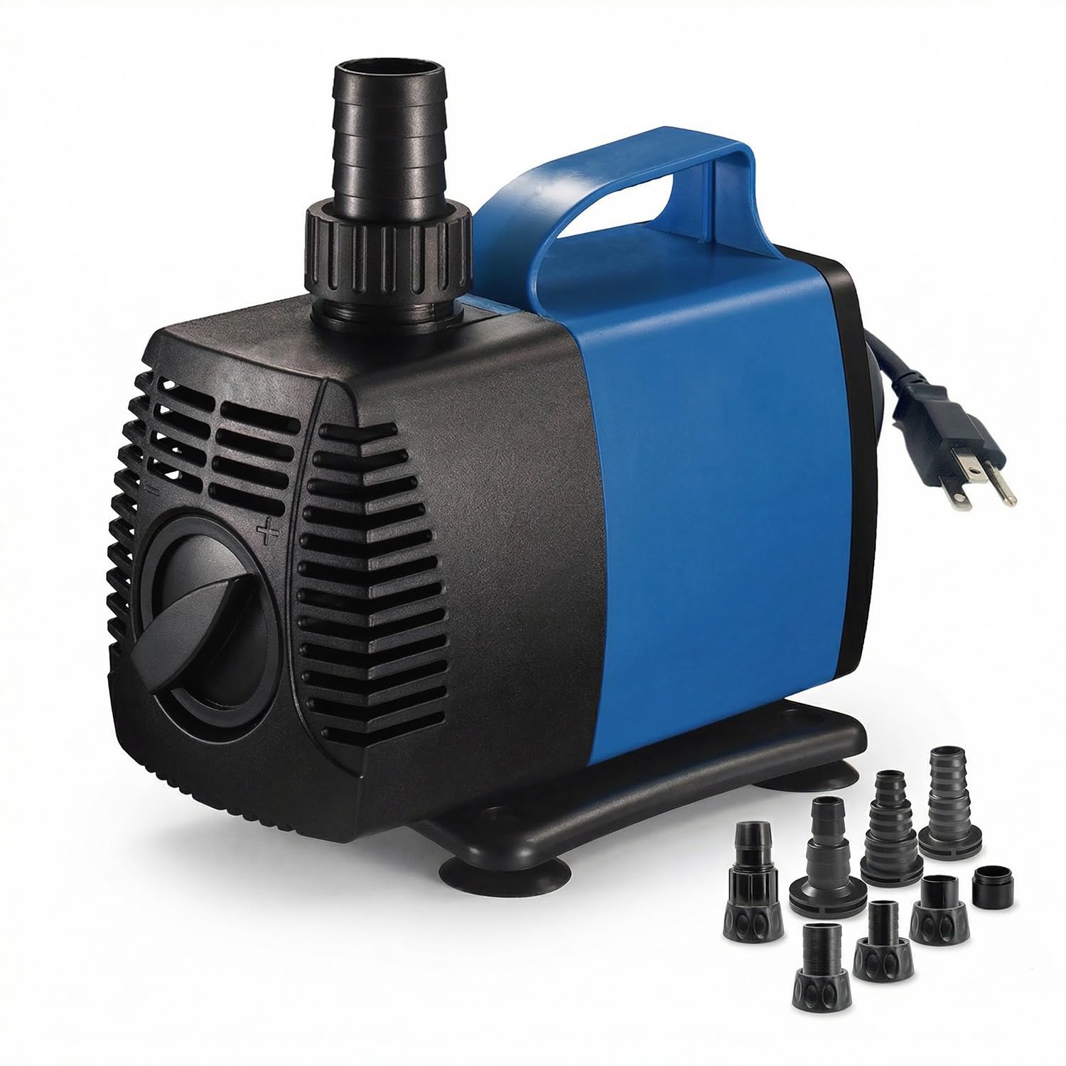 Aqua Dream Blue; 1 Pc 1717 Gph Submersible Pump(6500L/H,65W) Ultra Quiet Adjustable Amphibious Internal External Water Pump For Pond,Aquarium,Fish Tank,Fountain,Hydroponics,Statuary,Sump Pump - 1 Pc