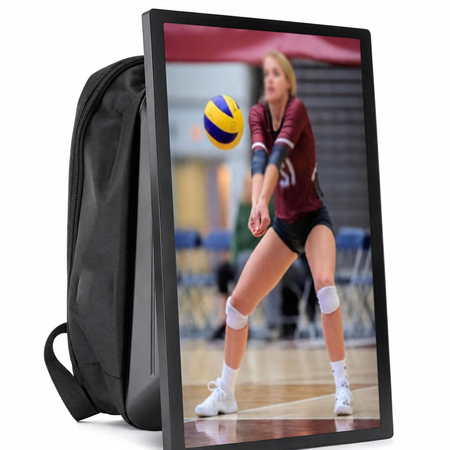 GLBMXDD 21.5" LCD Advertising Backpack 1000nits brightness WiFiVersion
