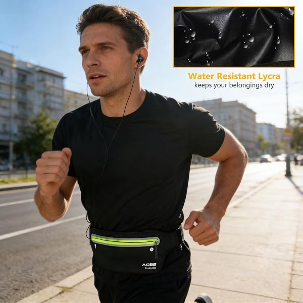 Marsupio Corsa Running Cellulare, Marsupio Running Donna Uomo, Impermeabile, Porta Telefono Corsa per Escursioni, Viaggi, Sportivo, Trekking, Pocking, Fitness - 5
