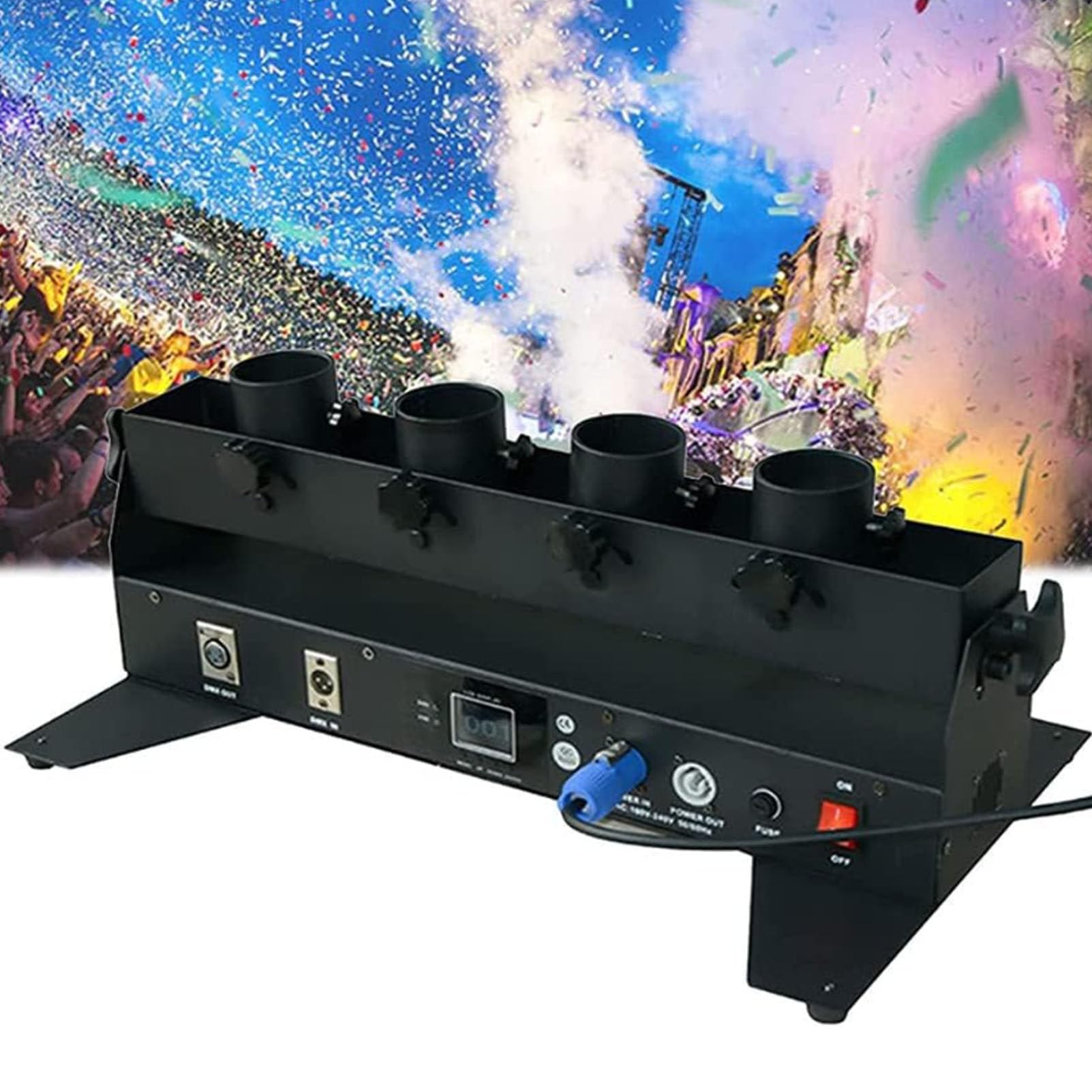 Macchina per cannoni di coriandoli Festa di Nozze sparatutto del Lanciatore con Telecomando, coriandoli elettrici Cannonmachine, Lancio di coriandoli per Eventi Speciali