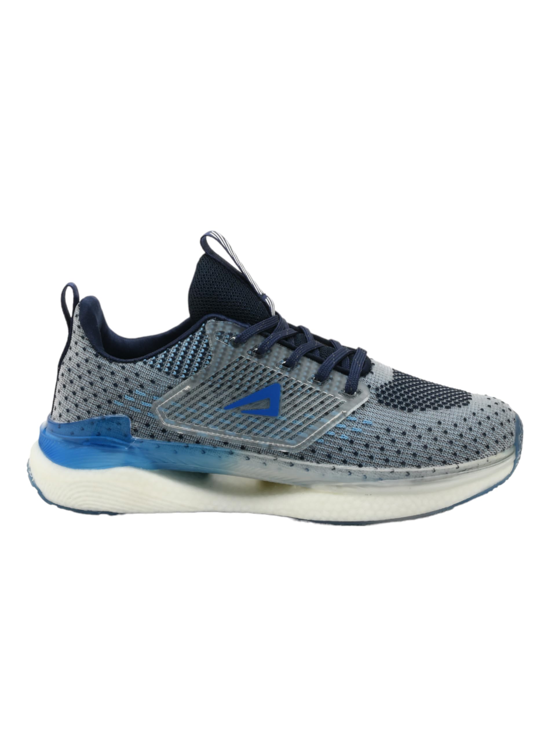 IMPAKTO Trailblazer - Tenis de correr grises para hombre, Azul y gris, 6 UK