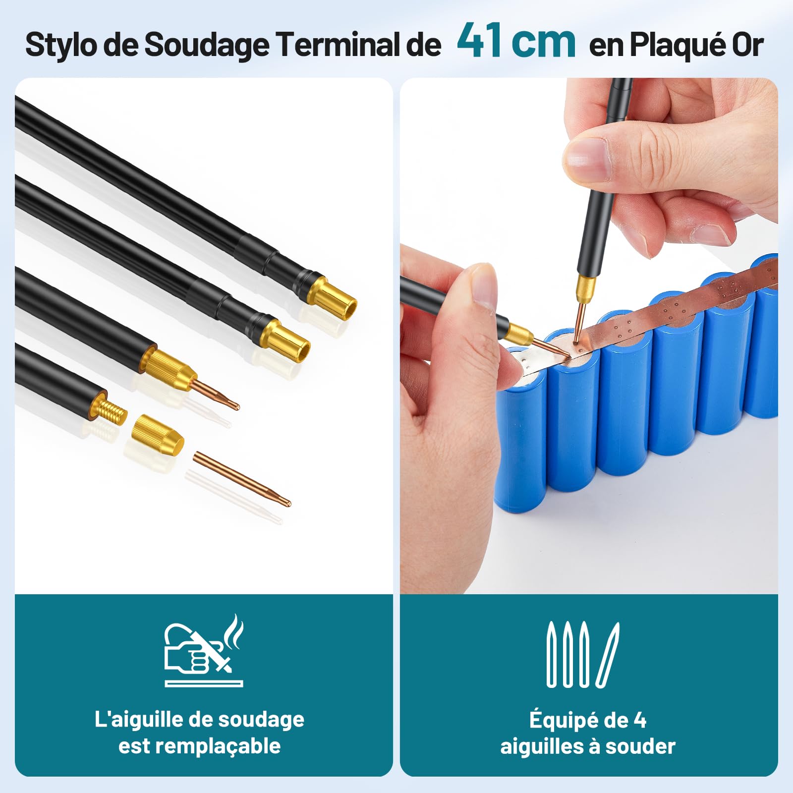 SEESII Soudeur par Points Condensateur 3000 F, Soudeuse par Point pour Batteries 120 Vitesses, Supporte Bandes de Nickel 0,1-0,3 mm