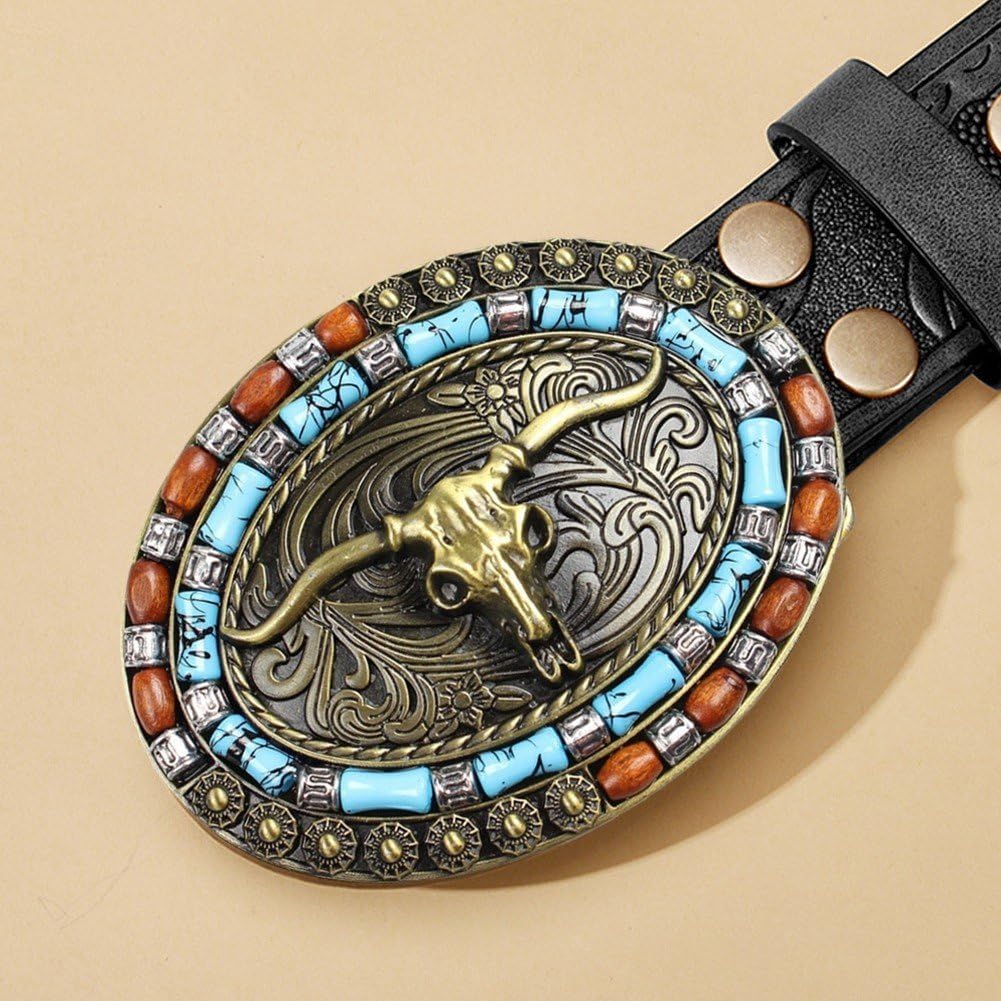 Boucle De Ceinture Rodeo Argentée Style Américain - Occasion, Interchangeable Pour Un Look Western Ou Casual