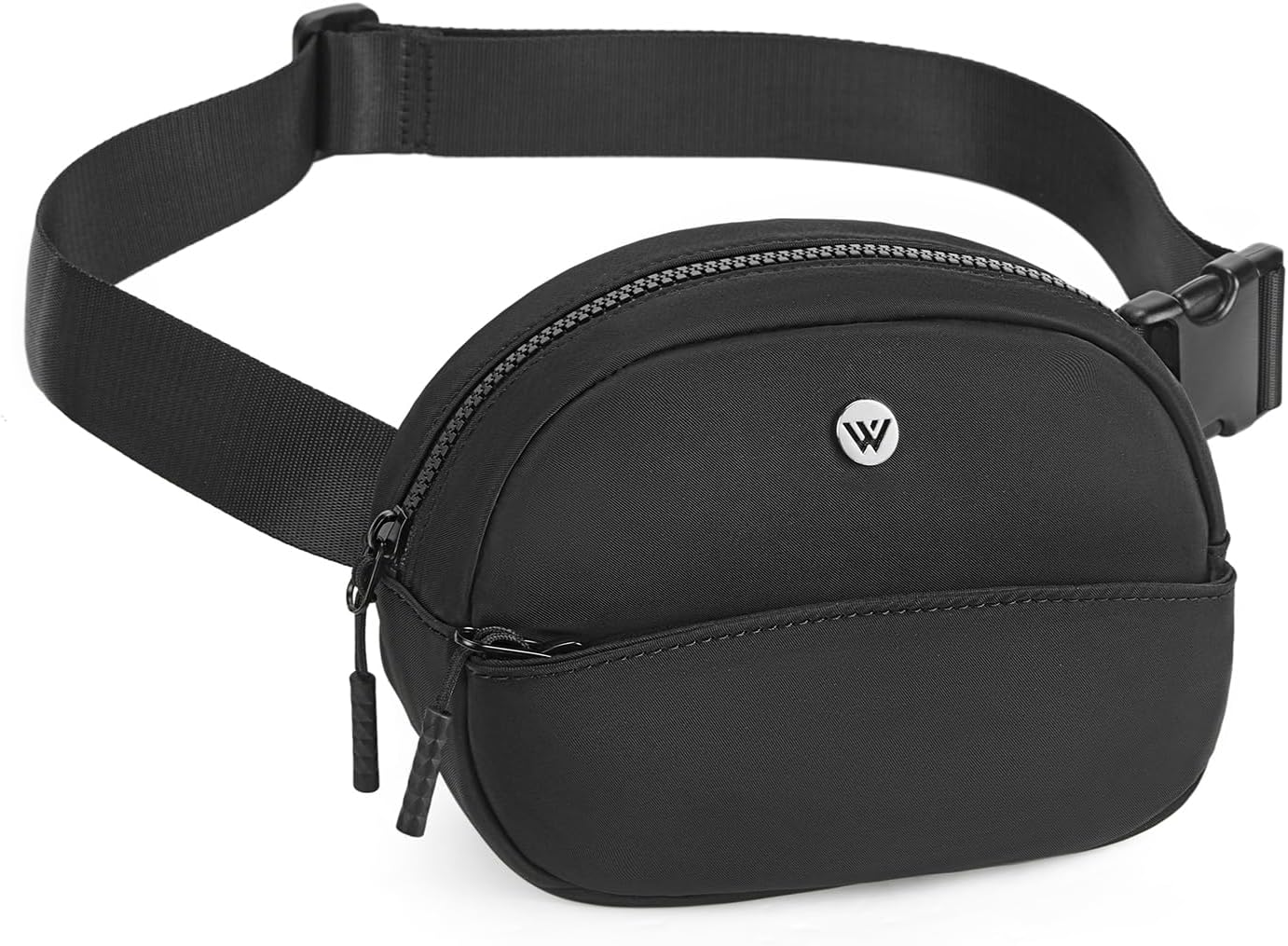 WESTBRONCO Fanny Packs for Women Men, Belt Bag, Black