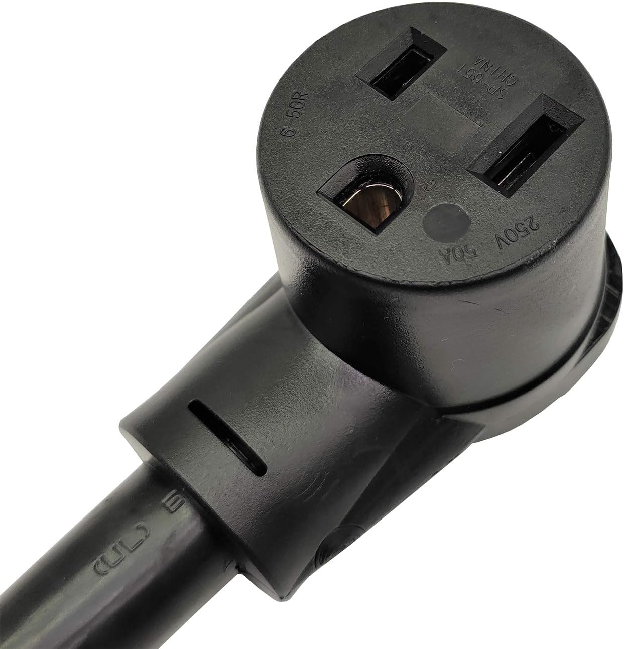 Parkworld 885576/CS6365 Shore Power 50A Locking Male SS2-50P to 6-50R Welder Adapter Cord, 6AWG 1.5FT