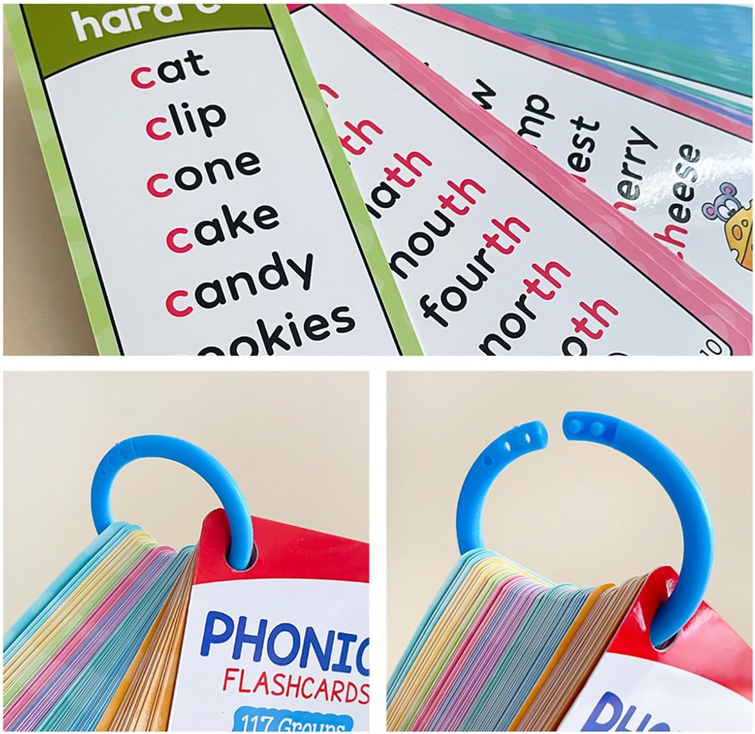 Sight Words Game - Phonic Flash Cards Preschool Kids Learning Sight Word Supplies, Learn to Read Phonics Flash Cards,Kids 1000 Words Learning Phonics Games Activity for Home, Nursery, Daycare Center