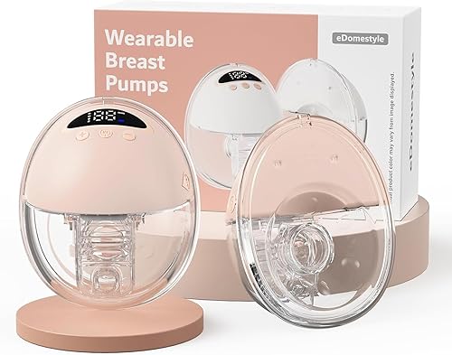 Extractor de leche manos libres, bomba de lactancia materna portátil, bomba eléctrica ligera y portátil, 4 modos y 12 niveles de succión, cómoda y