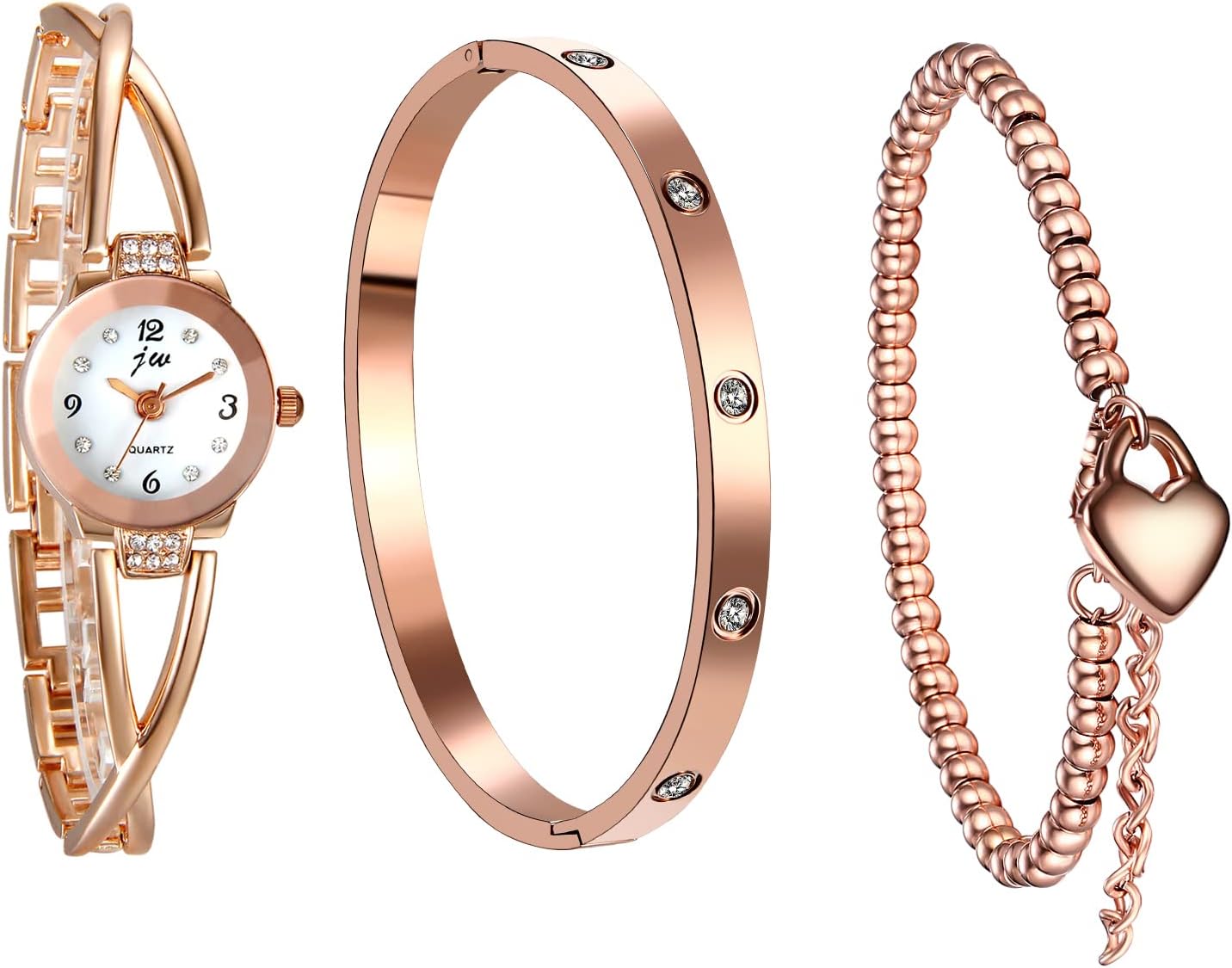 Avaner Women's Watch and Bracelet Set, Wrist Watch Bracelet Set