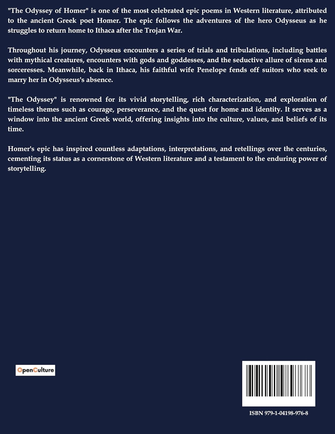 The Odyssey of Homer: The Journey of Telemachus: Seeking Ulysses      Paperback – March 27, 2024