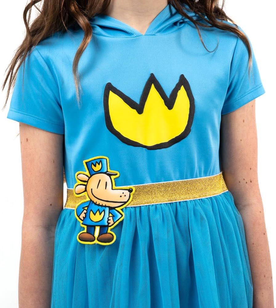 Bioworld Dog Man Youth Girl Cosplay Dress With Tulle Skirt And 3D Dog Ears