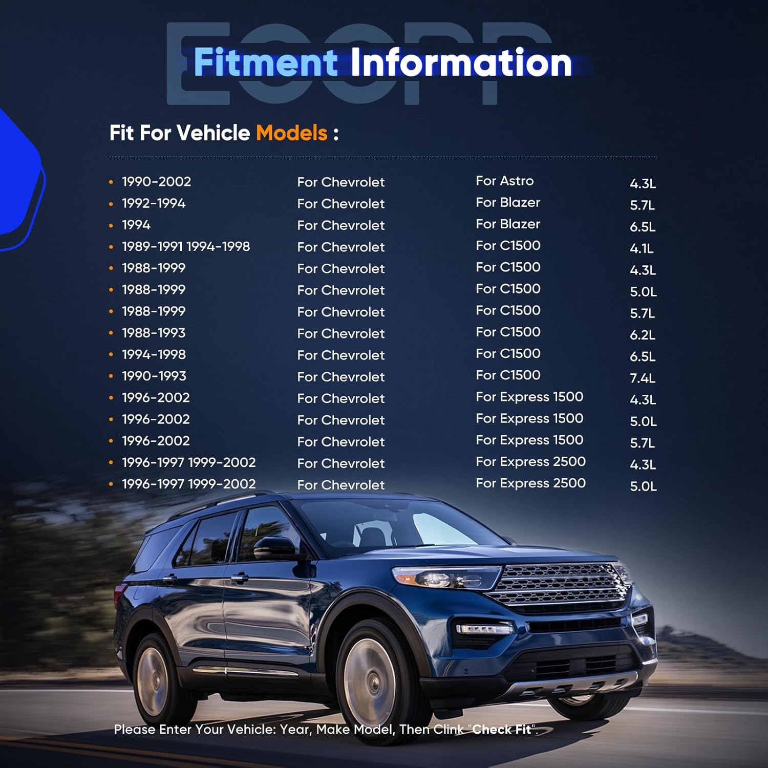 ECCPP Brake Caliper Fit for Cadillac for Chevy Astro Blazer C1500 Express Suburban 1500 2500 K1500 2000 for Chevy Tahoe GMC Safari Savana 1500 2500 Yukon TH184299,TH194300 2WD OR 4WD