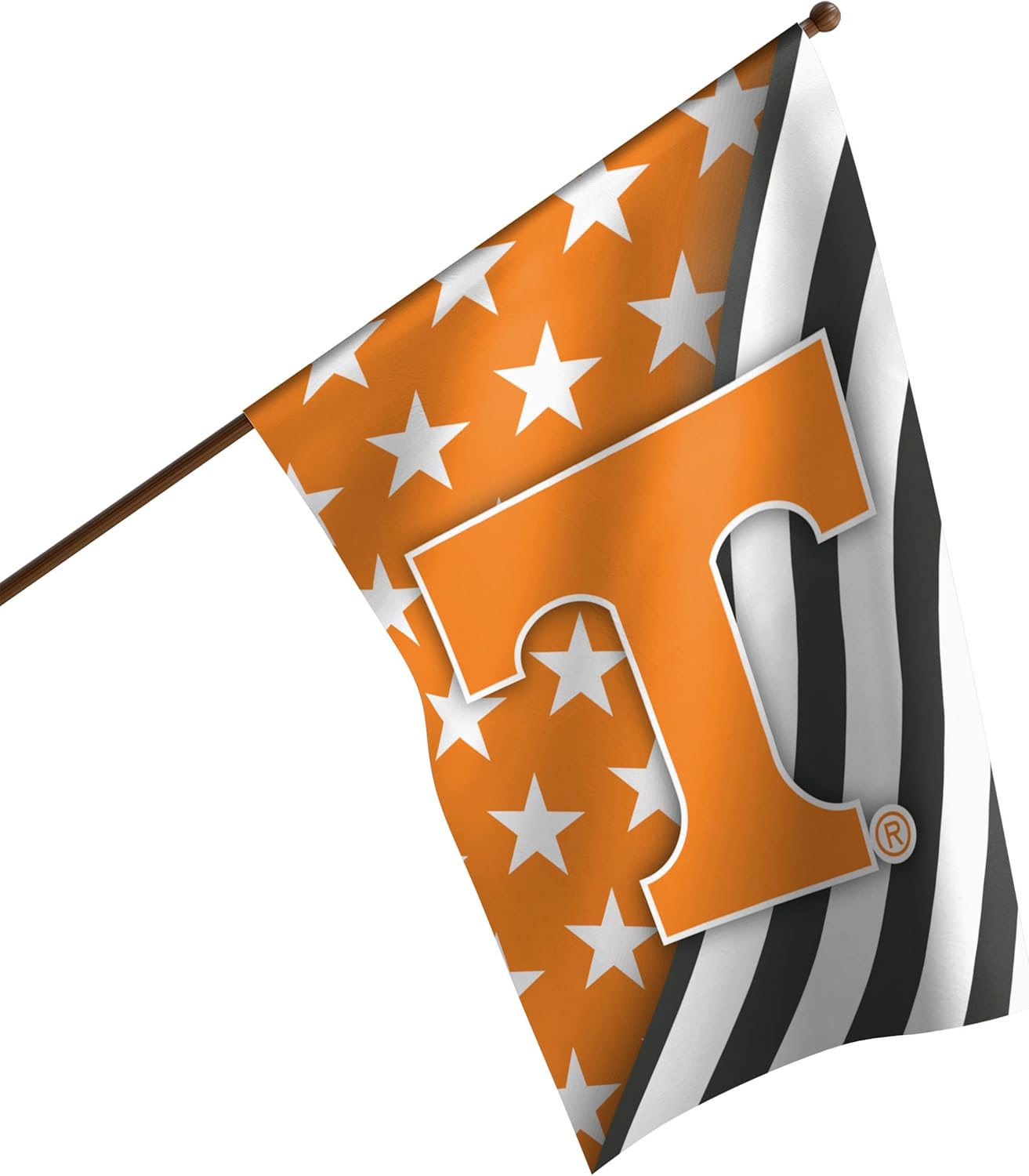 FOCO NCAA Unisex-Adult NCAA College Double Sided Team Logo Vertical Flag (40" x 28")