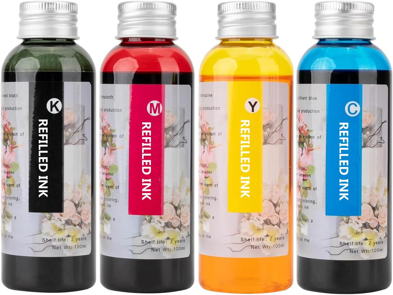 4 Colors Compatible Ink Refill kit for 250/251 225/226 125/126 270/271 1200 2200 1500 2500 PG210 CL211 PG245 CL246 ect,Suit PIXMA iP7220, MG5420, MG5520, MG6420, MX722, MX922 Ect Printers