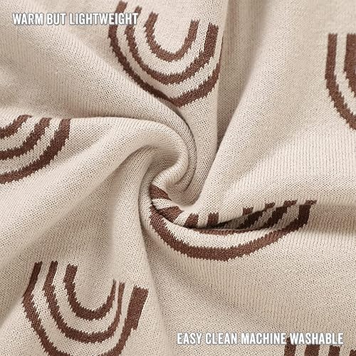 Miniatura 94 de Manta para bebé, 100 % algodón de lujo, suave, acogedora, ligera, unisex, para recepción, manta de regalo para recién nacidos, bebés y niños Oveja